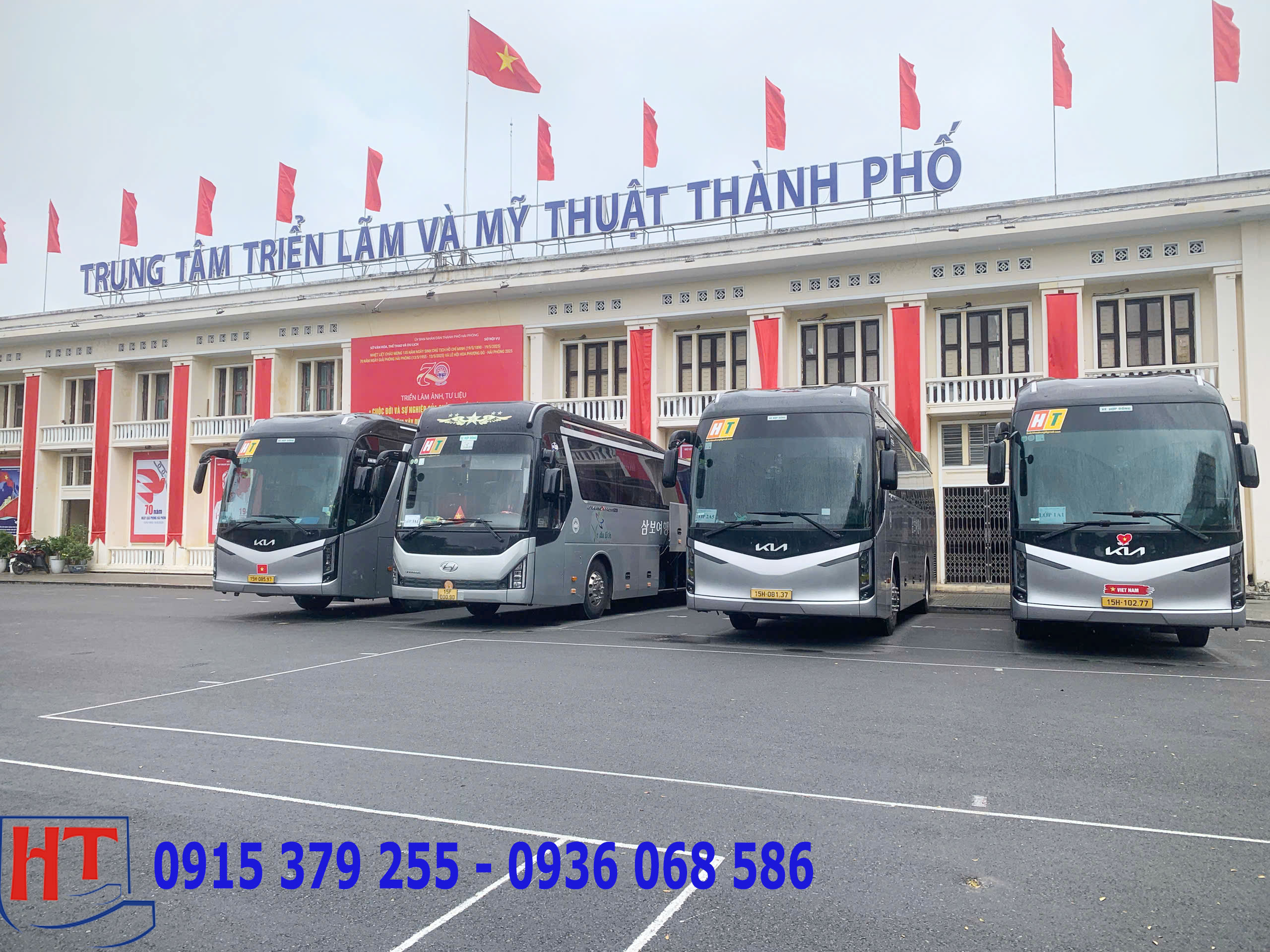 Xe du lịch Hoa Trung - Dịch vụ thuê xe ô tô Hải Phòng uy tín